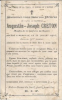 Carte souvenir de Augustin-Joseph CRETON