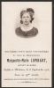Carte du souvenir de Carte souvenir de Marguerite-Marie LOMBART