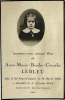 Carte du souvenir de Anne-Marie Berthe Cornelie LEBLEU 