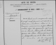 Acte de décès de BECART Jean Baptiste Célestin
