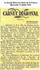 Annonce dans le journal Grand Echo du Nord du mariage de DELASSUS Paul Charles André et THOORIS Denyse