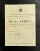 Faire-part pour l’obit Anniversaire de Marcel Charles Louis LEBLEU 