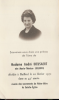 Carte souvenir Marie-Therese LECLERCQ-DIEUSAERT