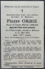 Carte du souvenir de Pierre Corneille ORBIE