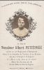 Carte du souvenir de Albert Paul Fernand Joseph PETITPREZ