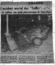 Article sur l'accident de HEDOIRE, Françoise Marthe